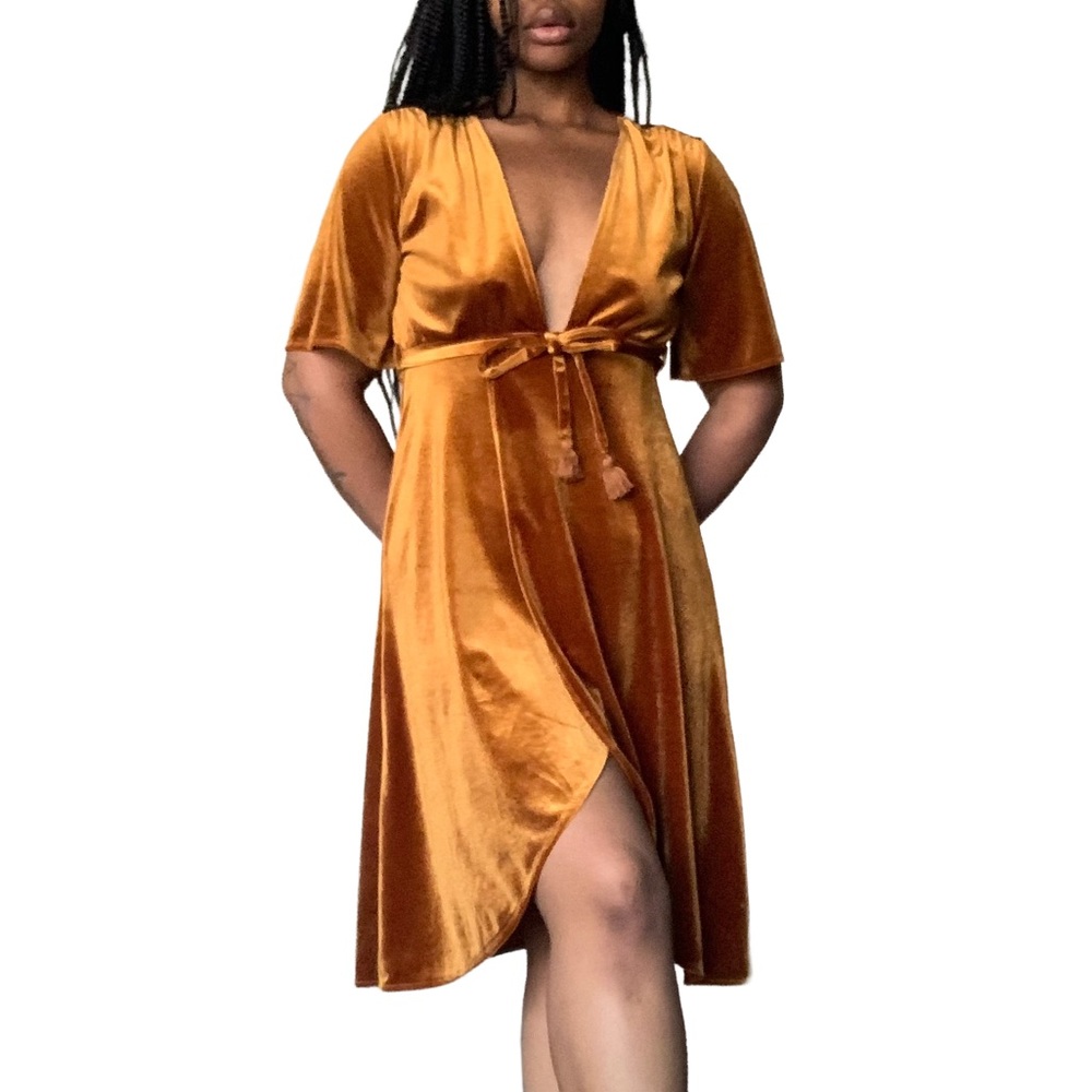 Velvet Gold dress